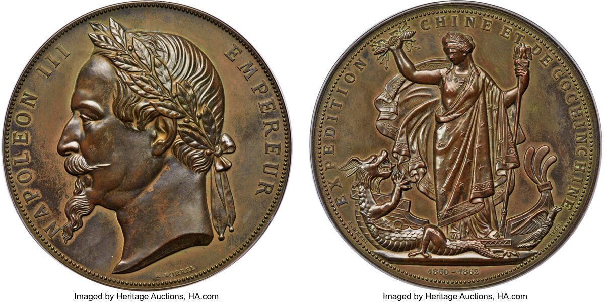 CoinArchives.com Search Results : napoleon iii and eagle