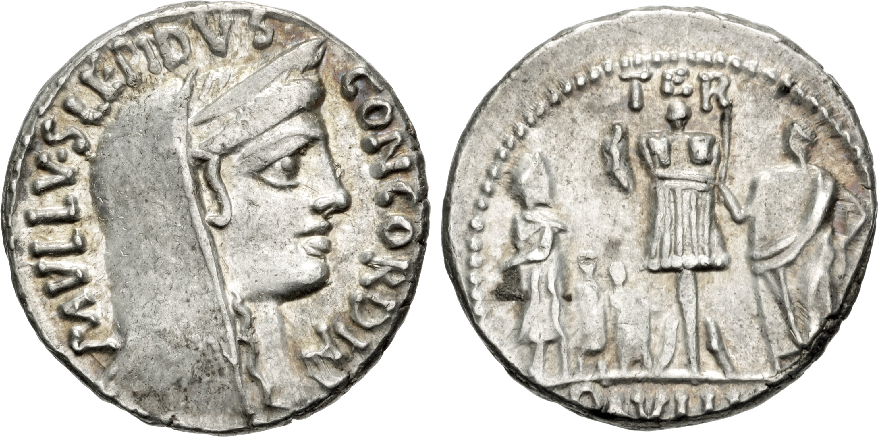 CoinArchives.com Search Results : Aemilius Lepidus Paullus
