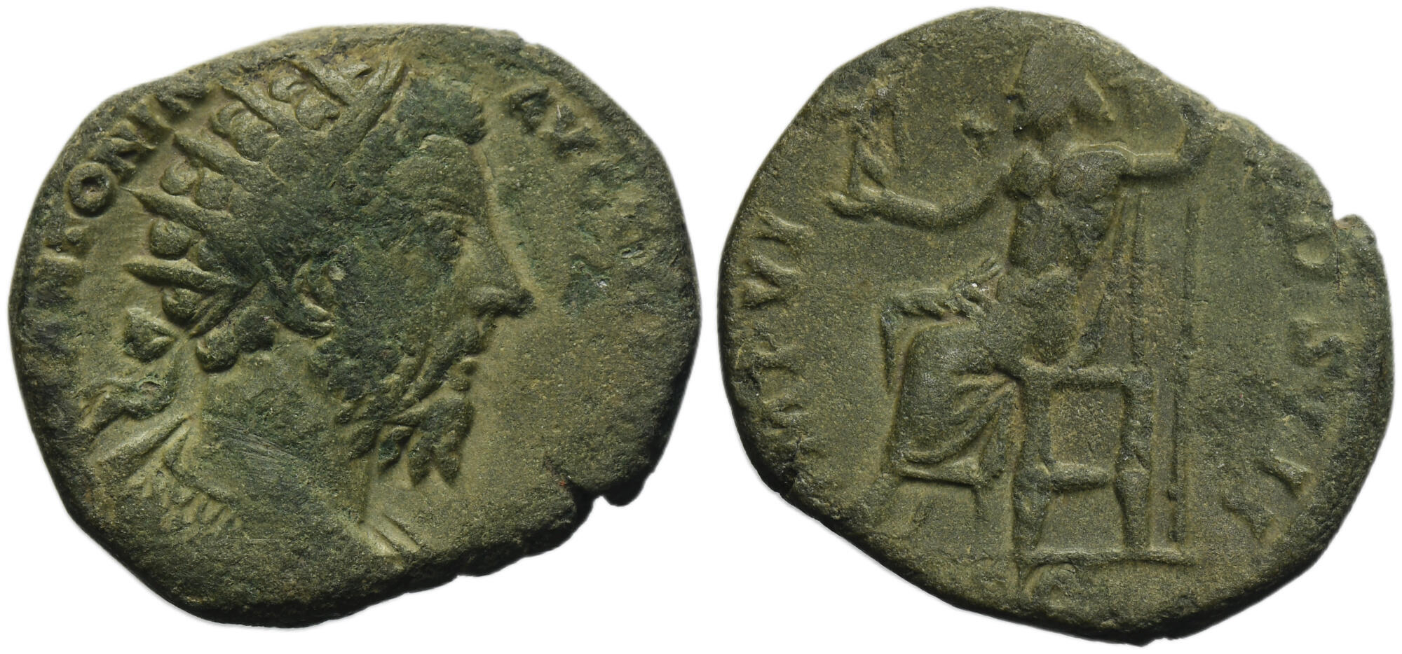 CoinArchives.com Search Results : Marcus Aurelius AND Dupondius