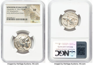 CoinArchives.com Search Results : alexander III tetradrachm