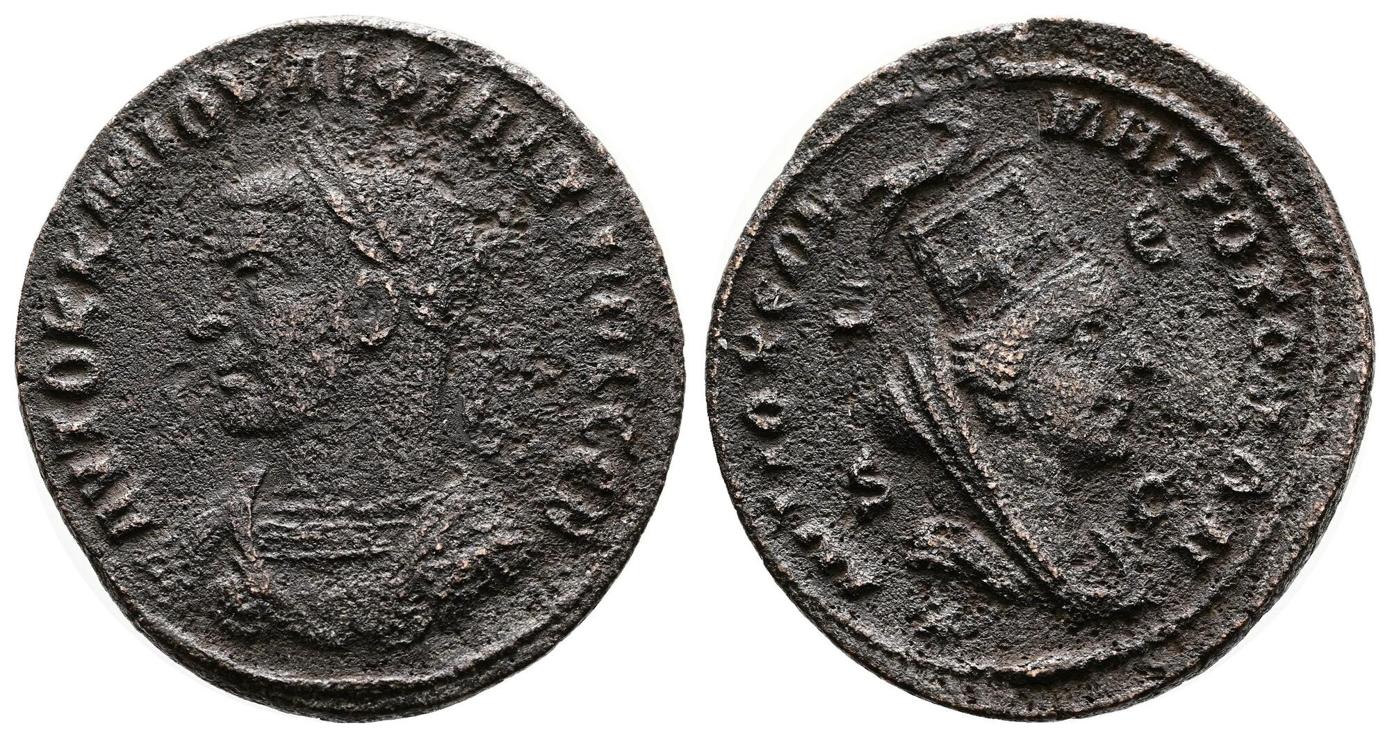 PHILIP II 244AD Antioch Pisidia Legionary Eagle Standards ローマ