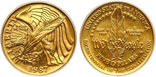 【希少】バカラ ペーパーウェイト 合衆国憲法制定200年記念 1988 CoinArchives.com Search Results : bicentennial
