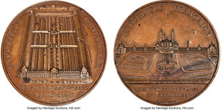 MÉDAILLE ART NOUVEAU Occitanie LAMOURDEDIEU «LA PRUNE » Cathédrale Pont