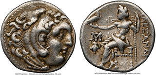 古代ギリシャ　ドラクマ　c400-300BC　双子　鷲、イルカ　＠171 古代ギリシャ シチリア Siculo-Punic テトラドラクマ 銀貨