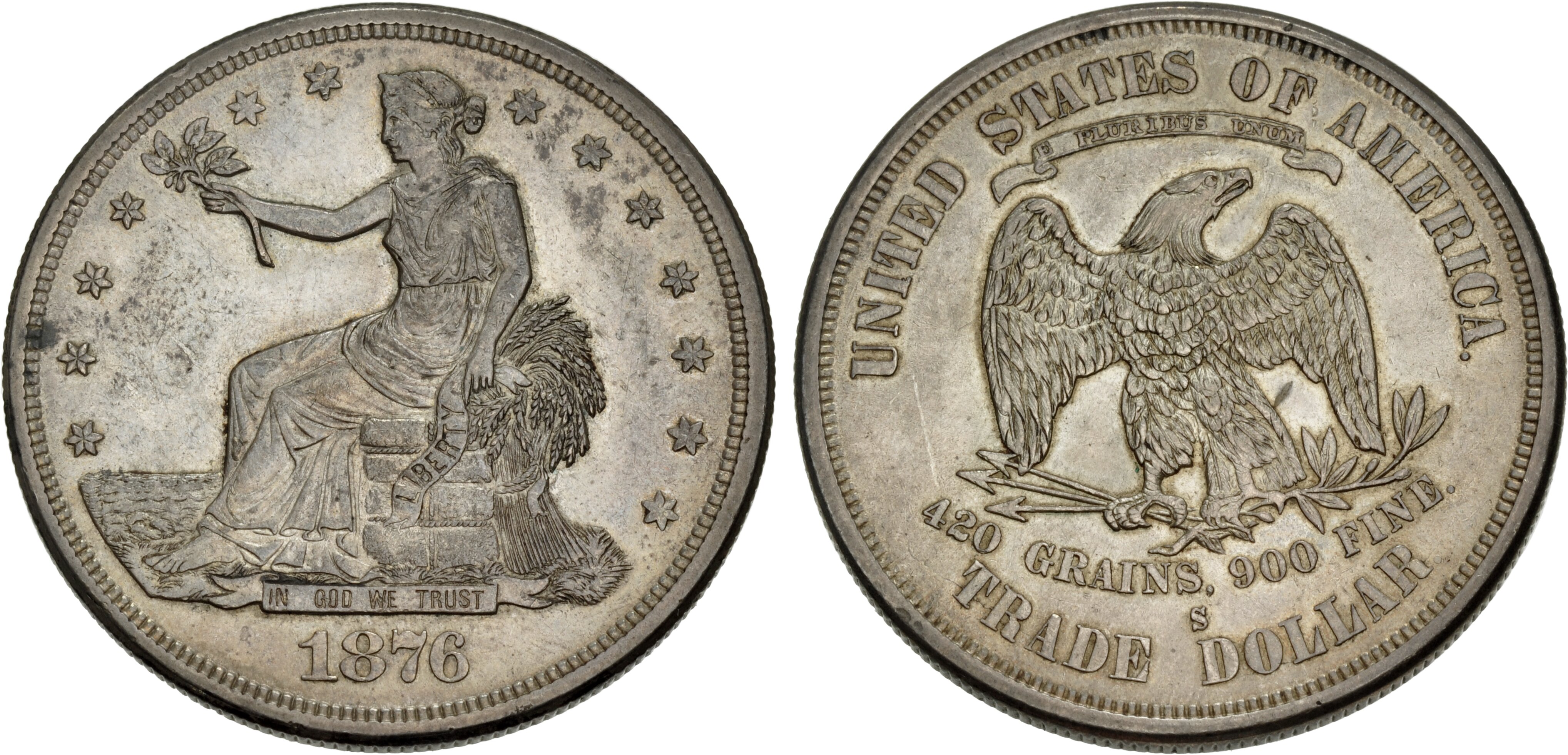 CoinArchives.com Search Results : trade dollar 1876