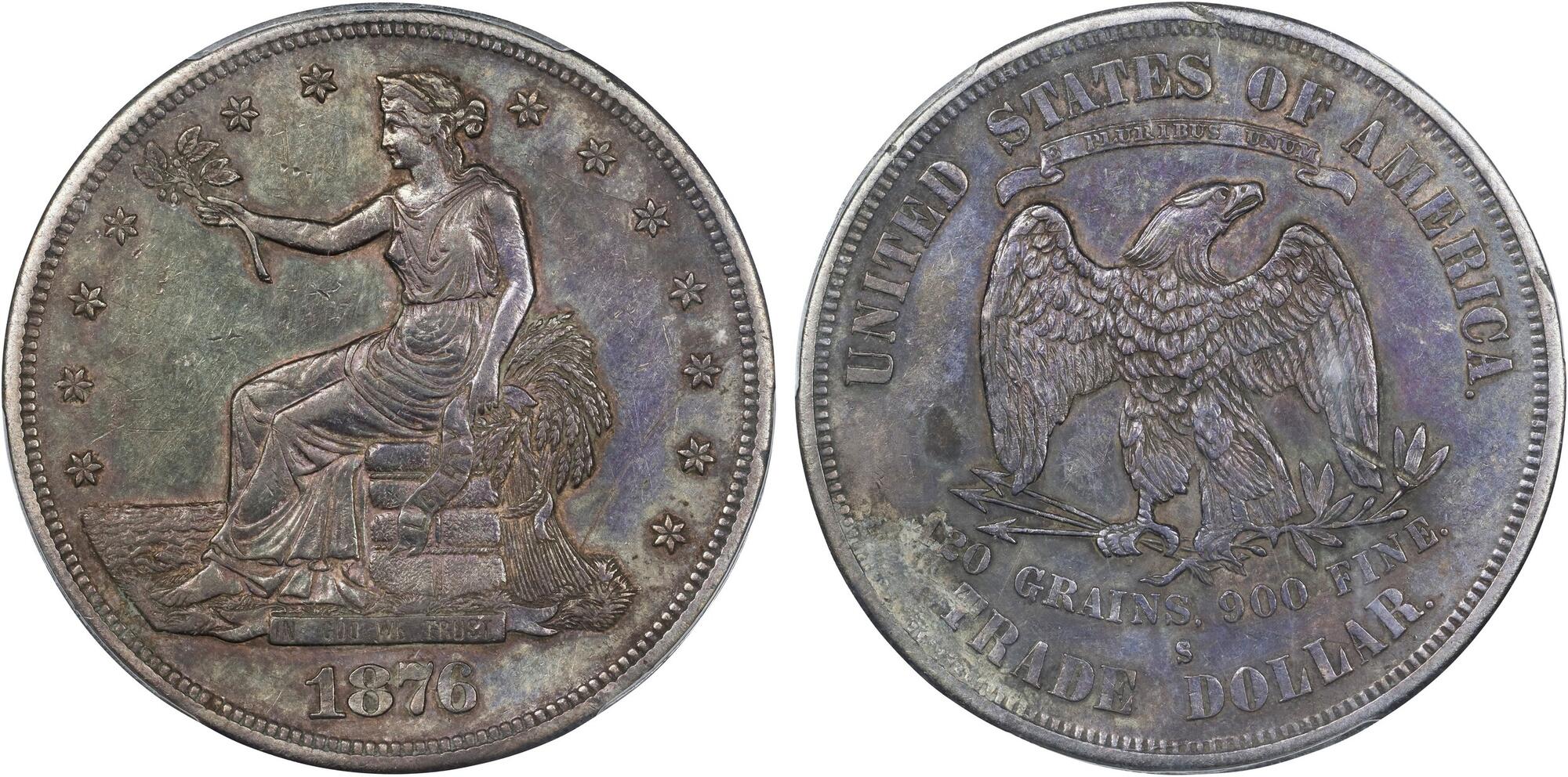CoinArchives.com Search Results : trade dollar 1876