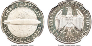 CoinArchives.com Search Results : zeppelin and medaille not mark