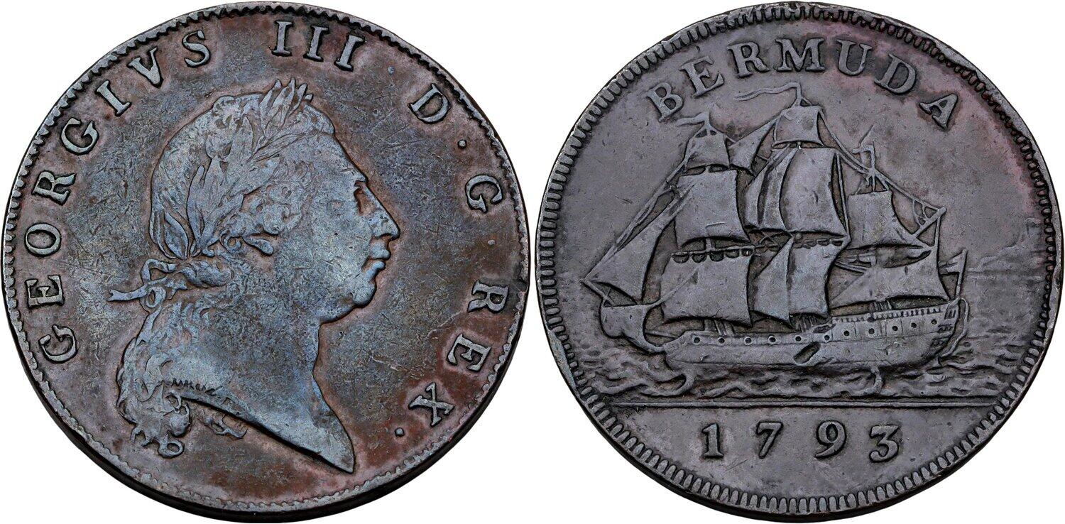 CoinArchives.com Search Results : bermuda 1793