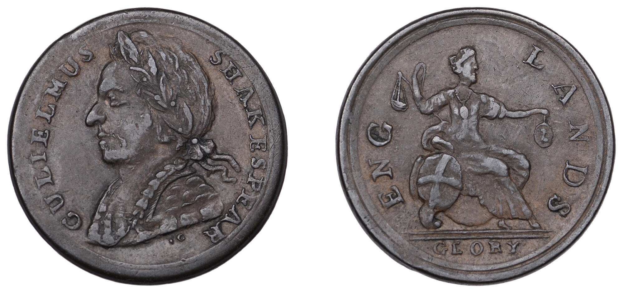 CoinArchives.com Search Results : shakespeare