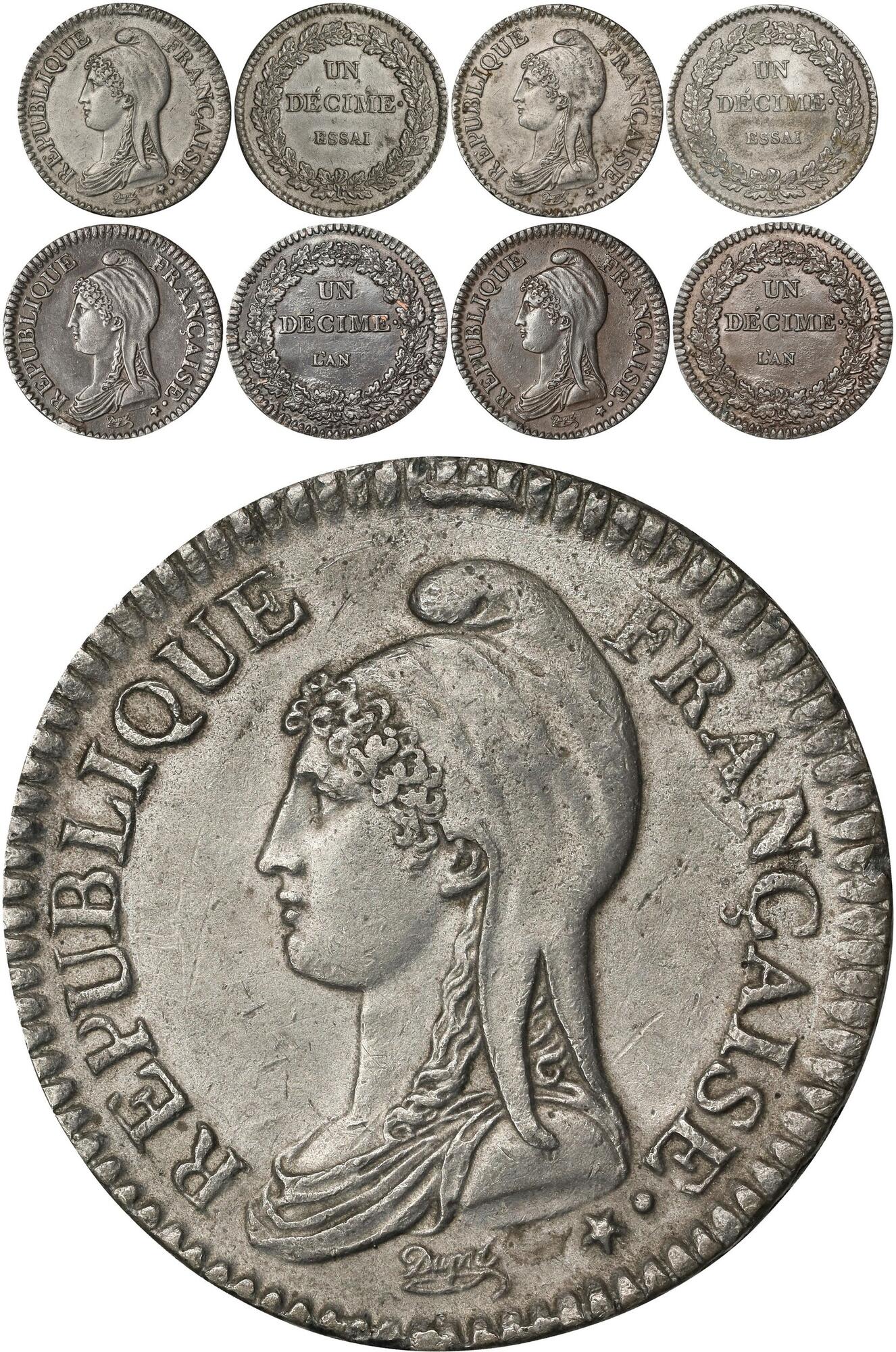 CoinArchives.com Search Results : decimes