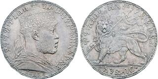 NGC AU58 エチオピア（1889年）1/4 BIRR銀貨 1889-O Morgan Silver Dollar NGC AU58