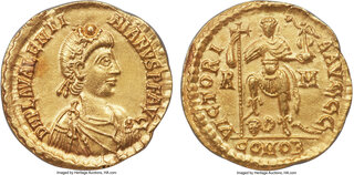ウァレンティニアヌスⅠ世 銅貨 アンティークコイン 20220511c CoinArchives.com Search Results : Valentinian I