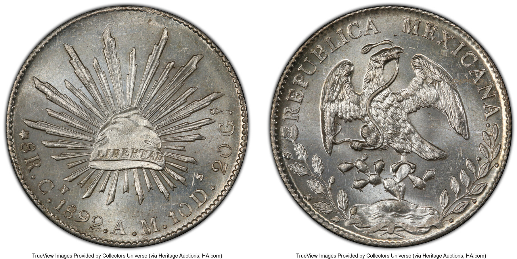 CoinArchives.com Search Results : 8 reales 1892