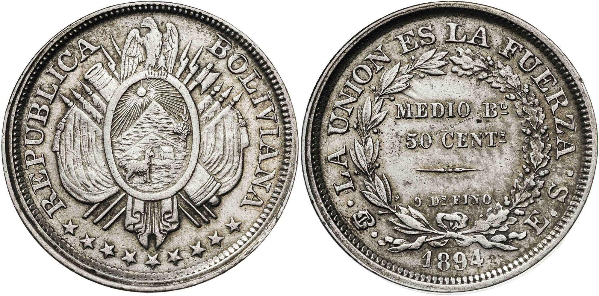 CoinArchives.com Search Results : boliviano