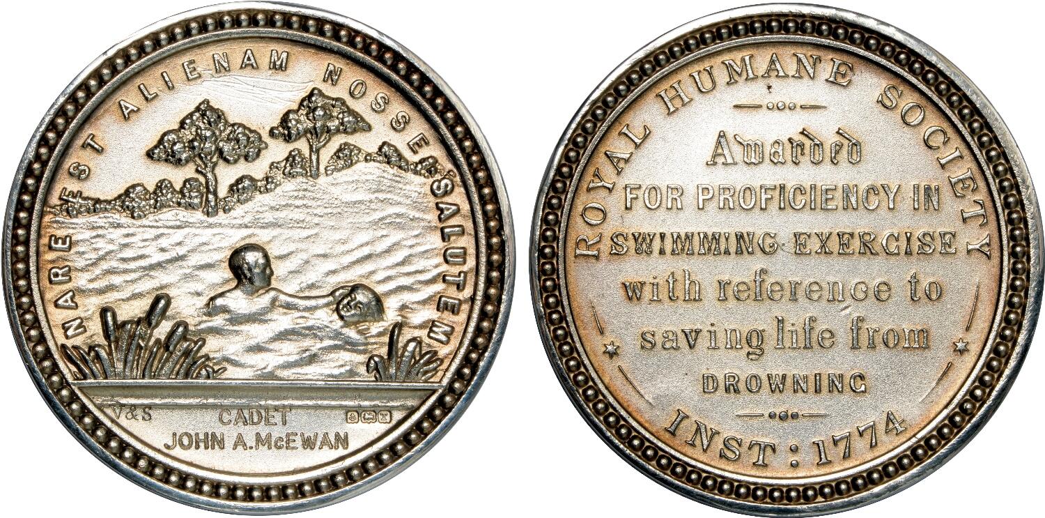 イギリス アン女王 ユトレヒト条約締結記念 1713年 銀メダル NGC