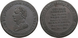 アイルランド　ペニートークン（ウェリントン公爵）1816年 CoinArchives.com Search Results : wellington