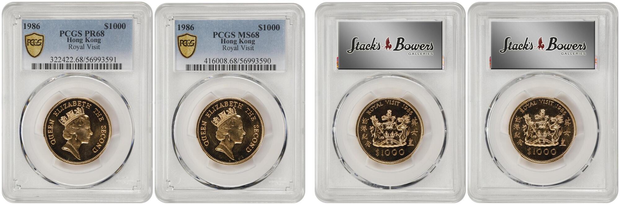 CoinArchives.com Search Results : $1000 Hong kong ROYAL VISIT