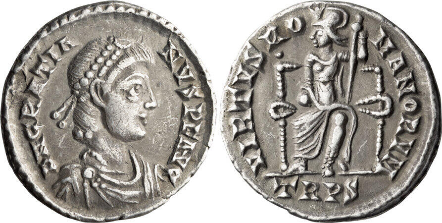 CoinArchives.com Search Results : siliqua and trier.
