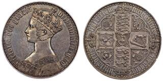 CoinArchives.com Search Results : 1847 gothic crown