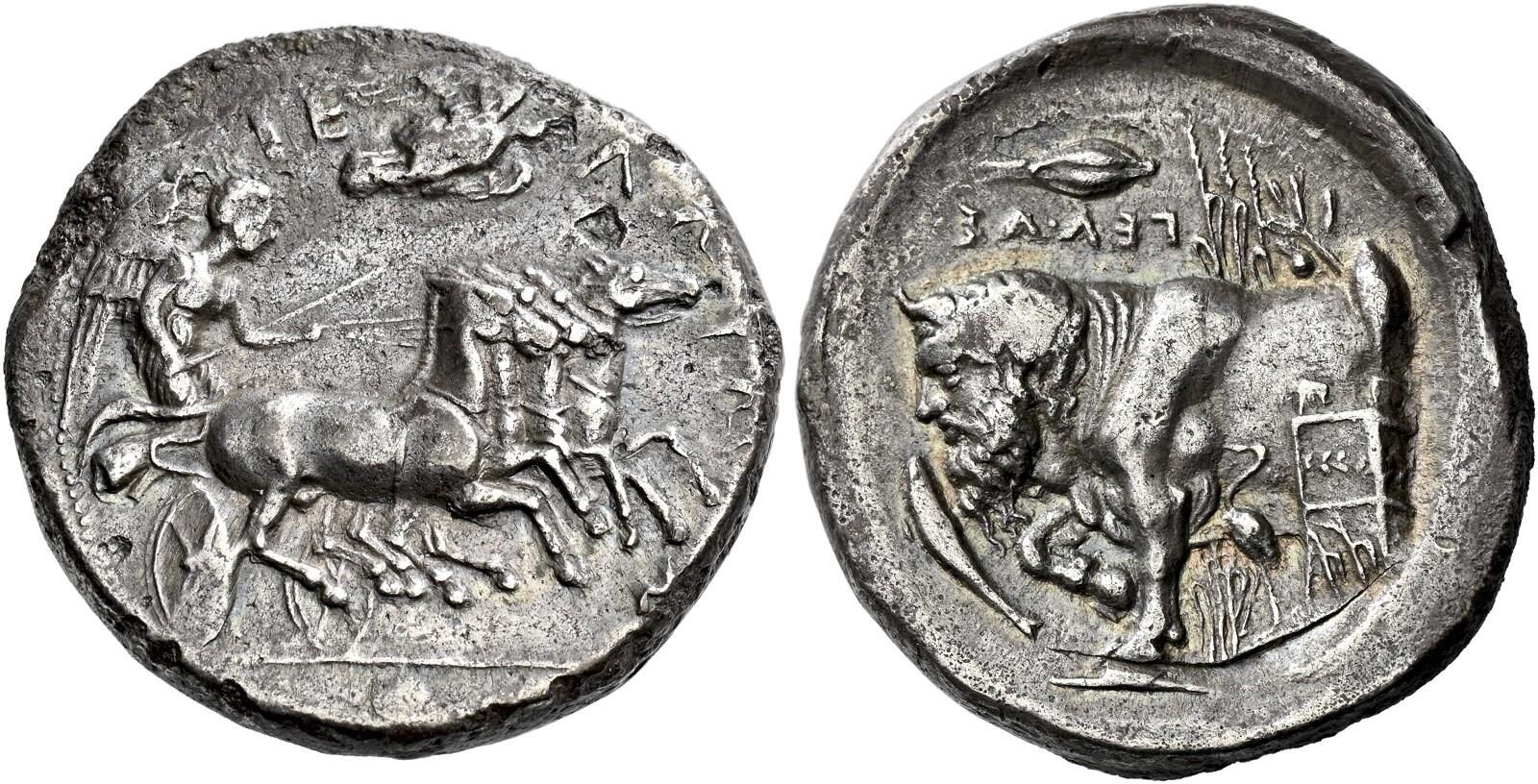 【セール中】【汚染された三角州】【ドイツ語】【ONS】【4枚セット】 CoinArchives.com Search Results : Gelon tetradrachm
