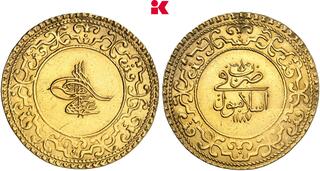 AH1293//20 オスマン・トルコ帝国 25クルシュ金貨 NGCM S62