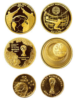 1998 FIFA World Cup Gold Coin 金貨51グラム 10 Euros (FIFA World Cup) - France – Numista