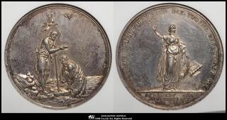 美品　NGC-UNC 洗浄　フランス　ルイ・フィリップ　ARメダル 　1844年 美品 NGC-UNC 洗浄 フランス ルイ・フィリップ ARメダル 1844年 美品