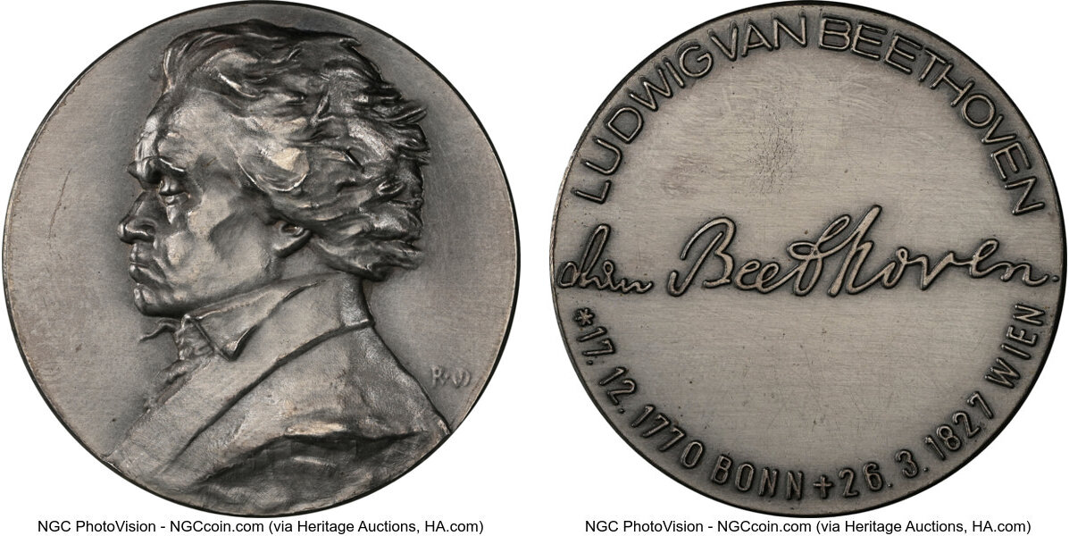 CoinArchives.com Search Results : beethoven