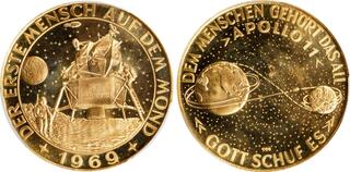 希少　USA アメリカ製　10K 10金　 アポロ11号　1969 金貨　コイン Usa First Lunar Landing | Apollo 11th July 1969 Medal