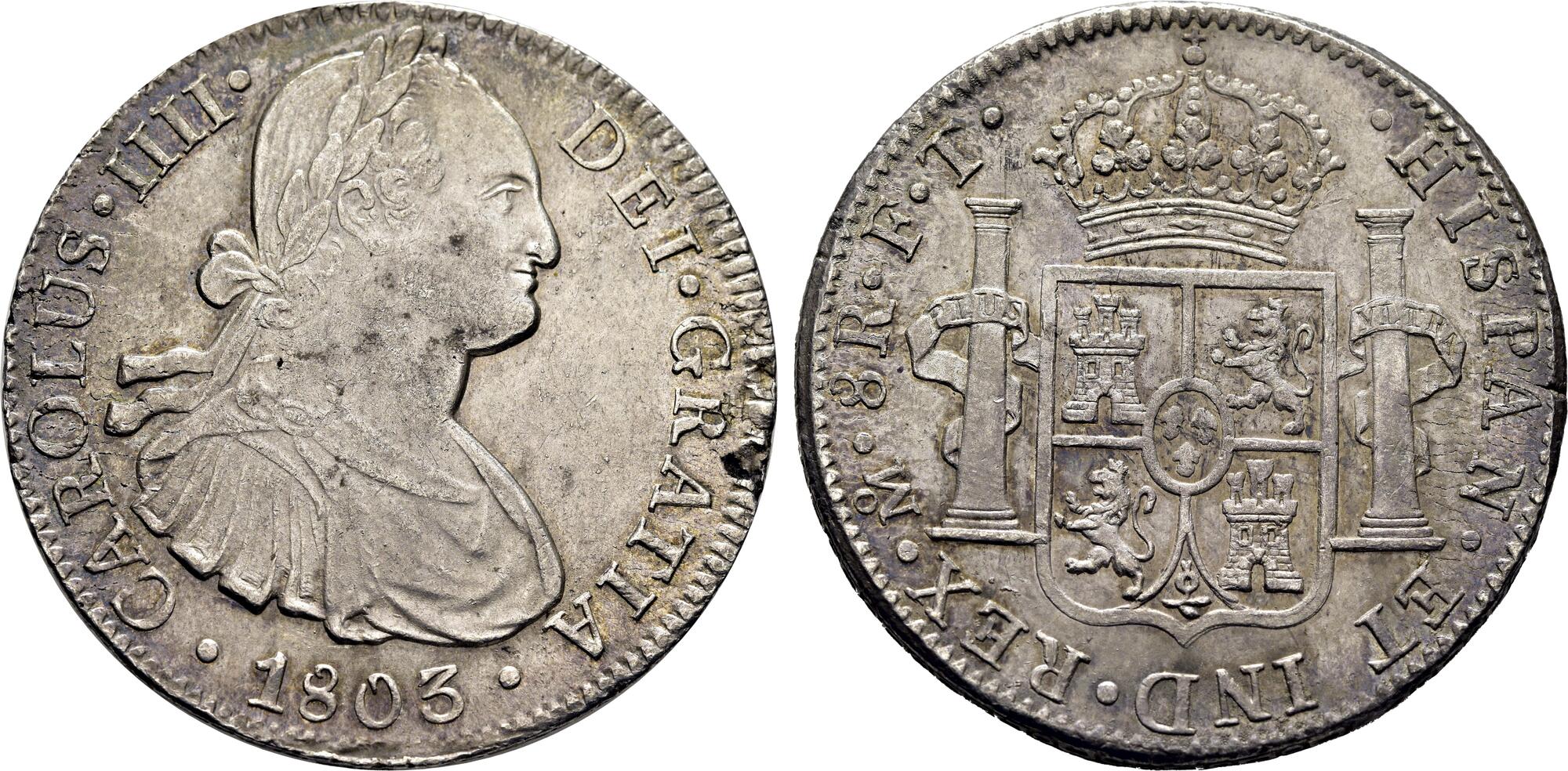 CoinArchives.com Search Results : 8 reales 1803