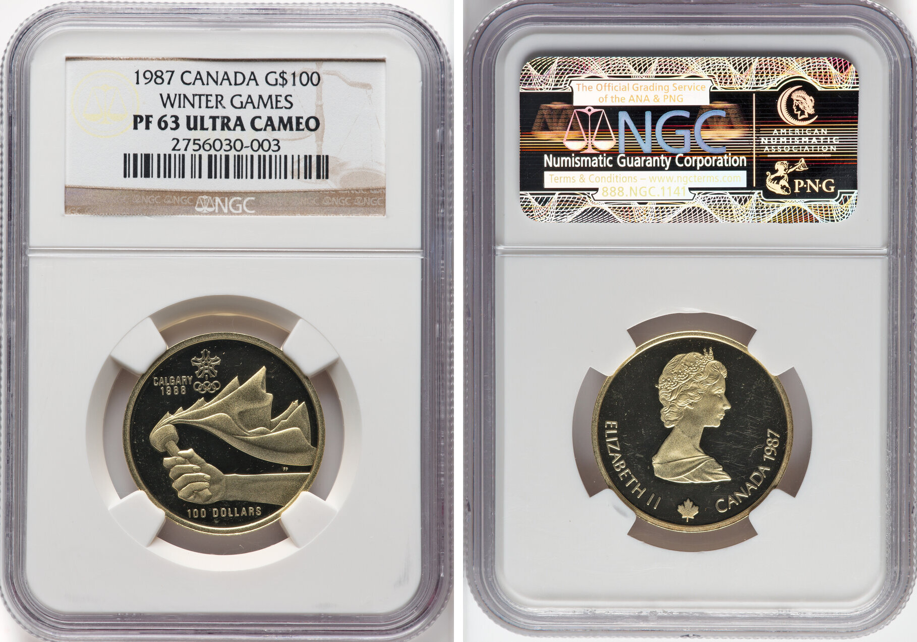 1988Calgary Olympic Winter Games 純銀記念コイン Medallion - 1988 Olympic Games (Seoul Summer, Calgary Winter