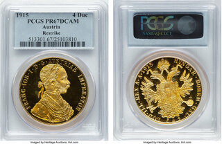 CoinArchives.com Search Results : 4 ducat 1915