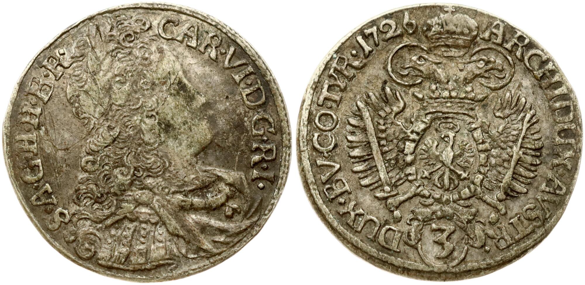 CoinArchives.com Search Results : 6 kreuzer tirol