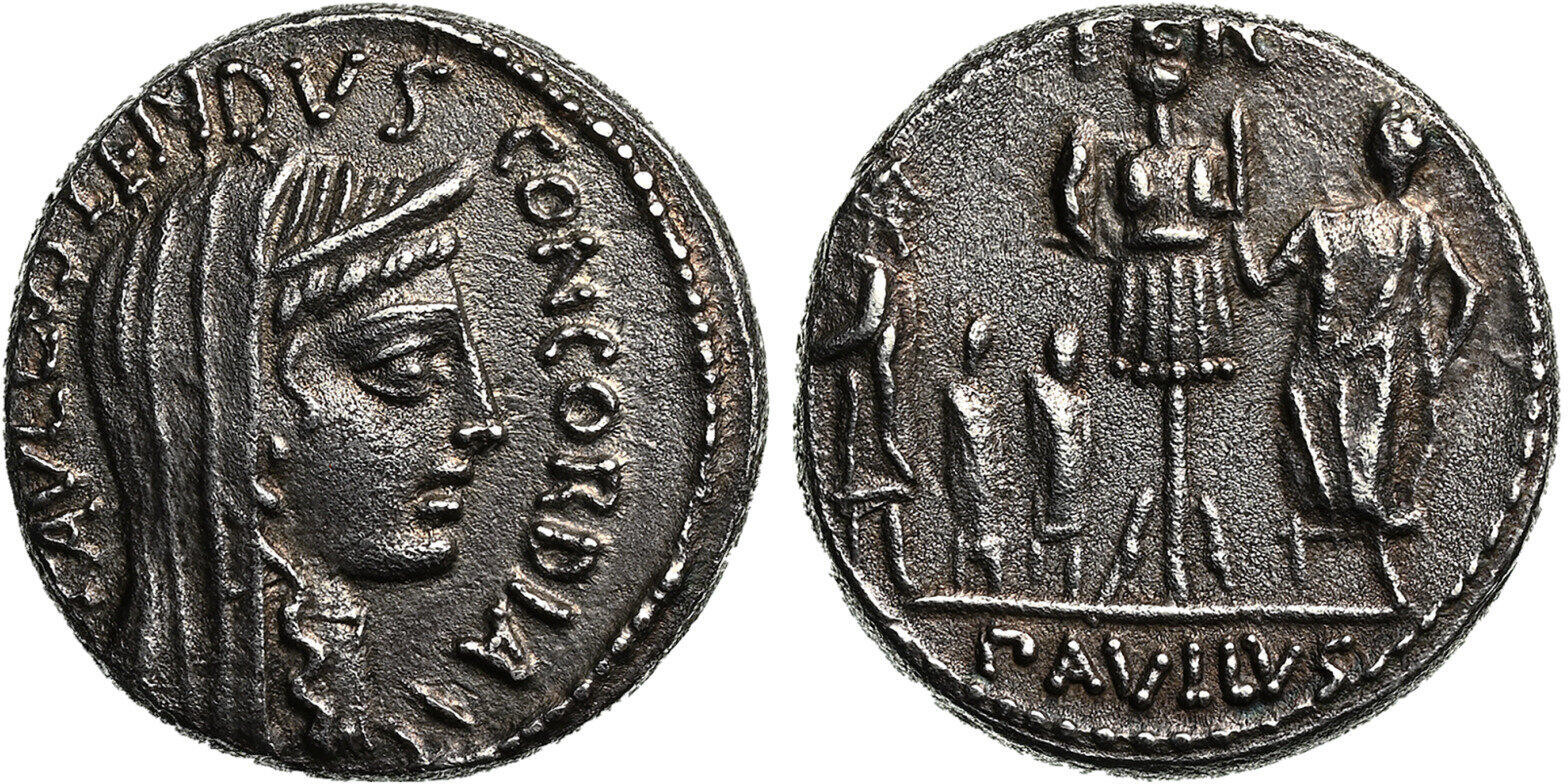 CoinArchives.com Search Results : Aemilius Lepidus Paullus