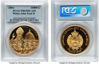 CoinArchives.com Search Results : malta Gegenstempel lilie