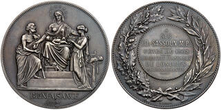 Médaillon Présidentiel Carnot 1887 - Bronze - Alphée Dubois - XIXe Siècle - Collection Française