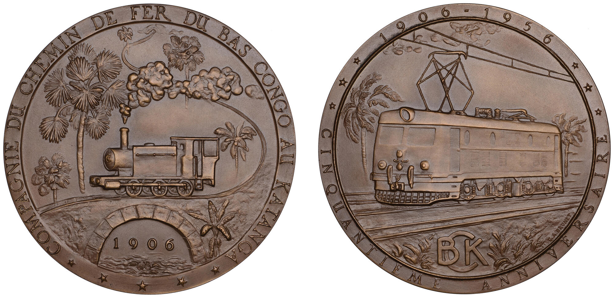 MEDAILLE NAPOLEON III Chemin De Fer De Paris A Strasbourg Refrappe EUR