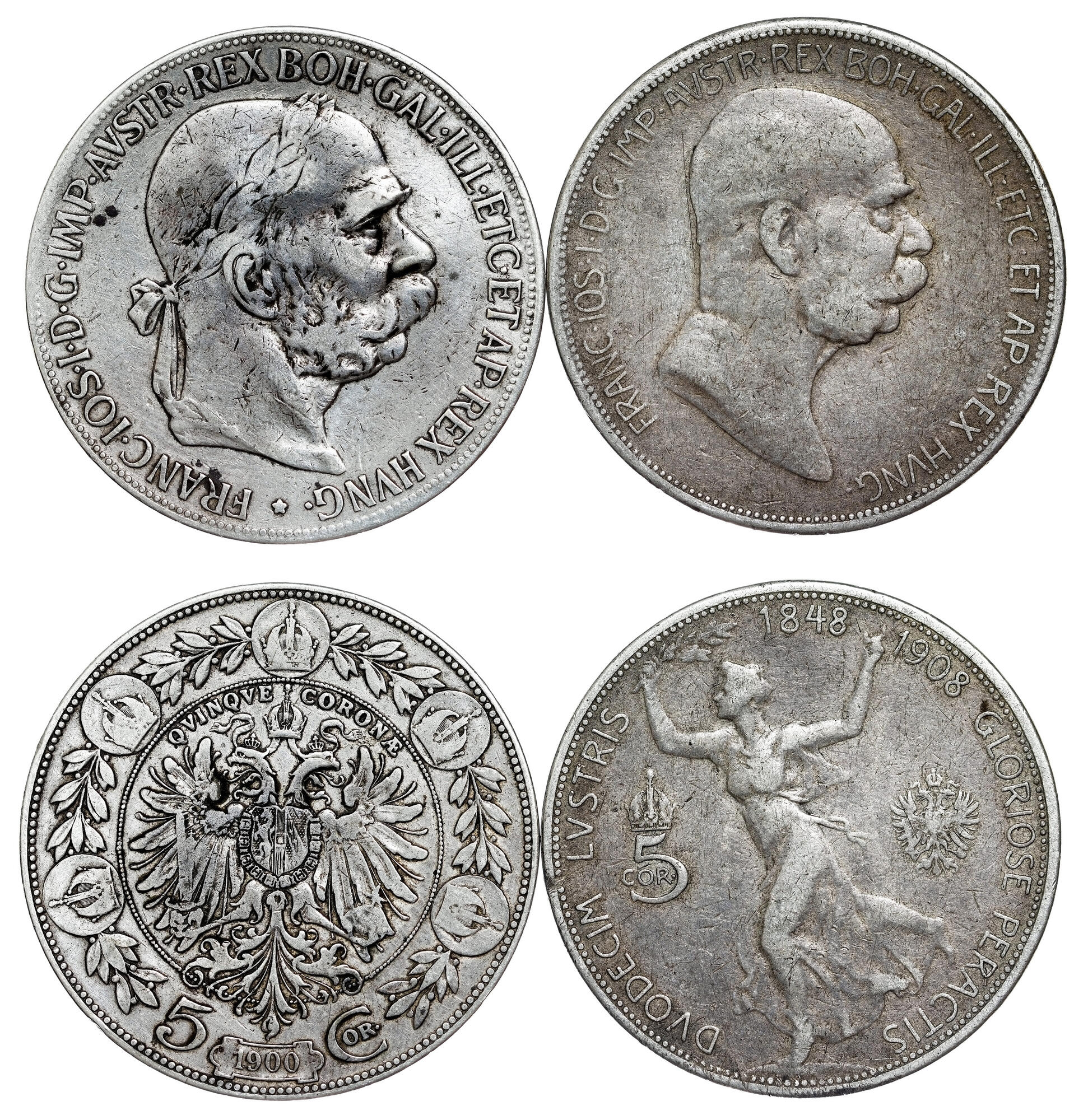 CoinArchives.com Search Results : 5 korona 1900