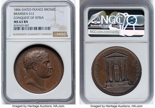 CoinArchives.com Search Results : napoleon and francs