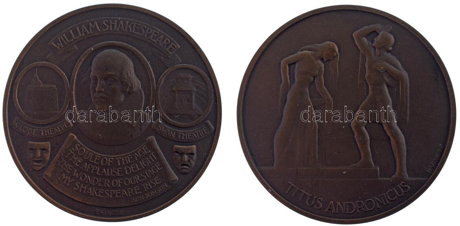 CoinArchives.com Search Results : shakespeare