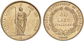 CoinArchives.com Search Results : 5 Lire 1848 and M