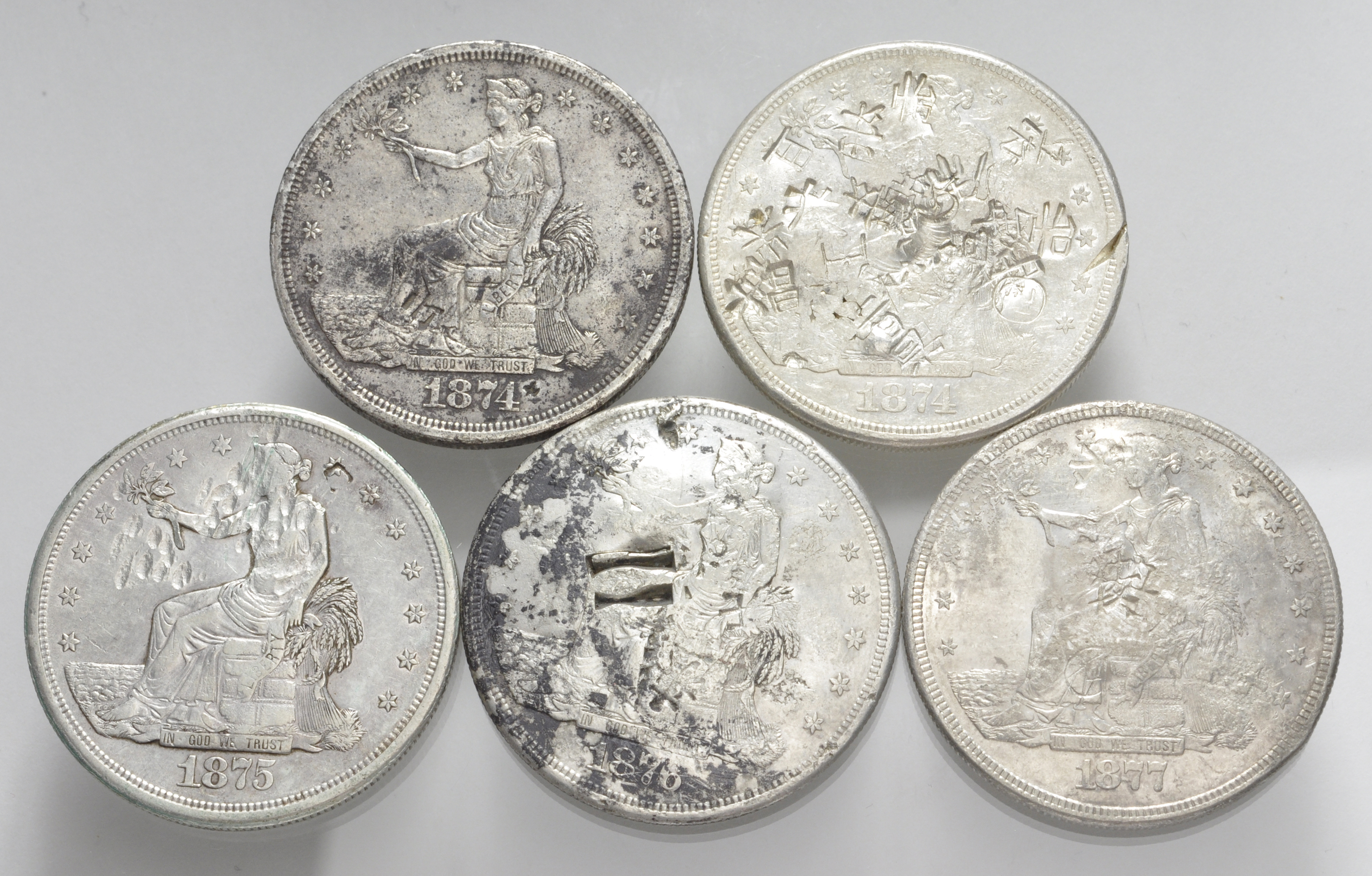 1876-S Silver Dollars Trade Dollars PCGS MS-62 - Hertel 1876年-S