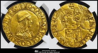 ヨーロッパコイン 1763‐78 イタリア ゼッキーノ金貨 アルヴィーゼ・モッチェニーゴ