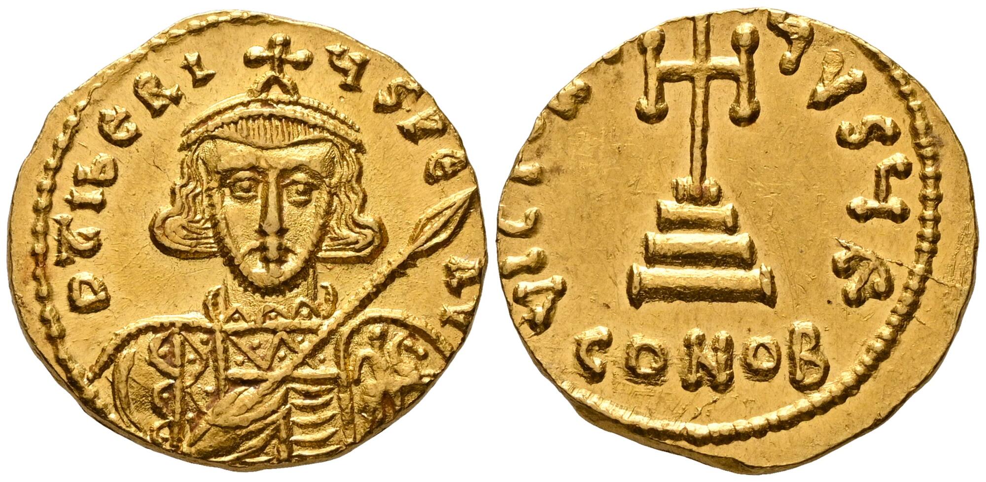 CoinArchives.com Search Results : TIBERIUS III Solidus