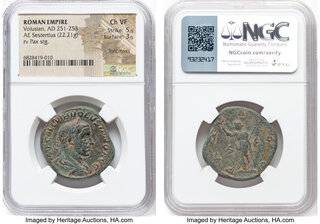 CoinArchives.com Search Results : Trebonianus Gallus, Pax