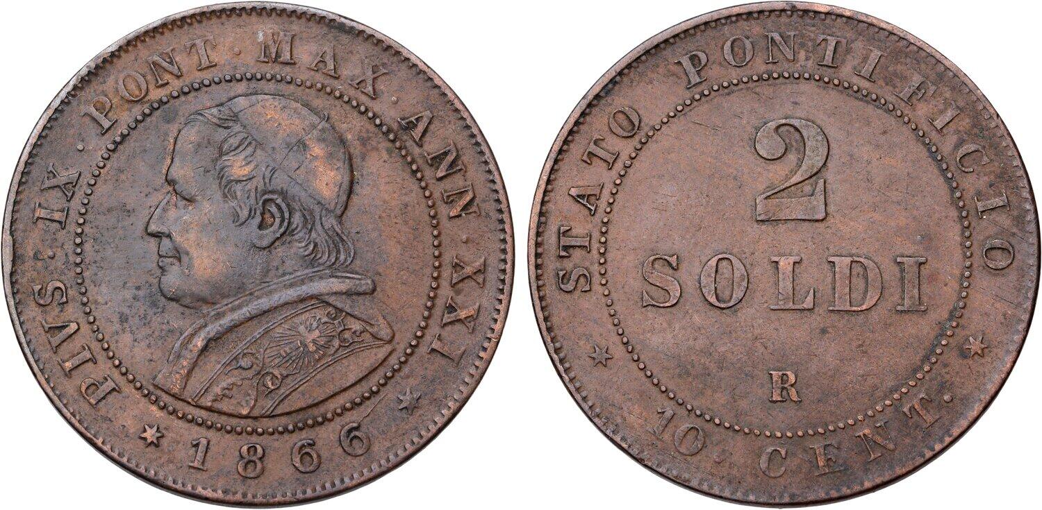 CoinArchives.com Search Results : 10 Centesimi 1866