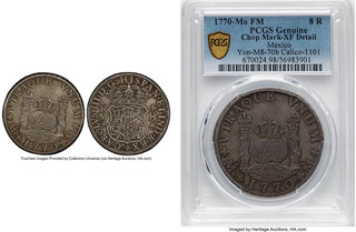 CoinArchives.com Search Results : Chop Mark