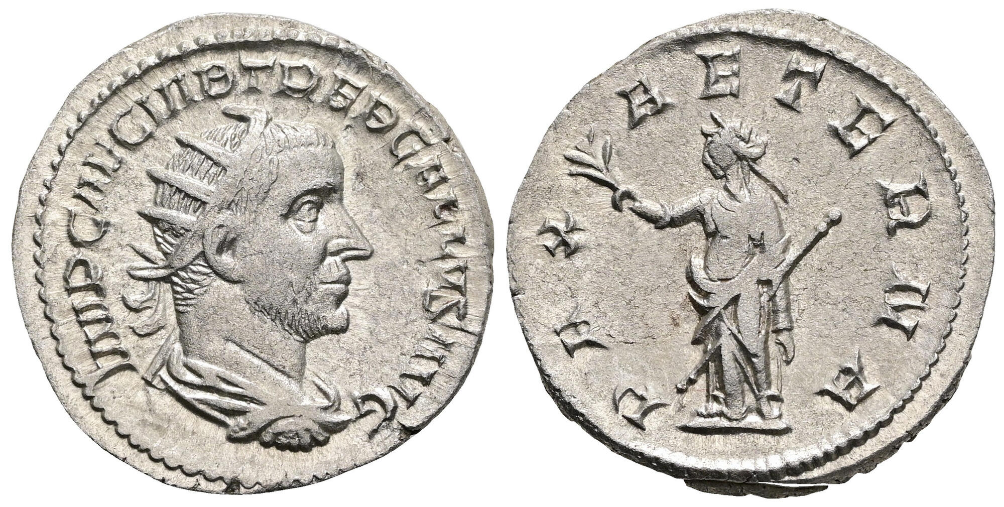 CoinArchives.com Search Results : Trebonianus Gallus, Pax