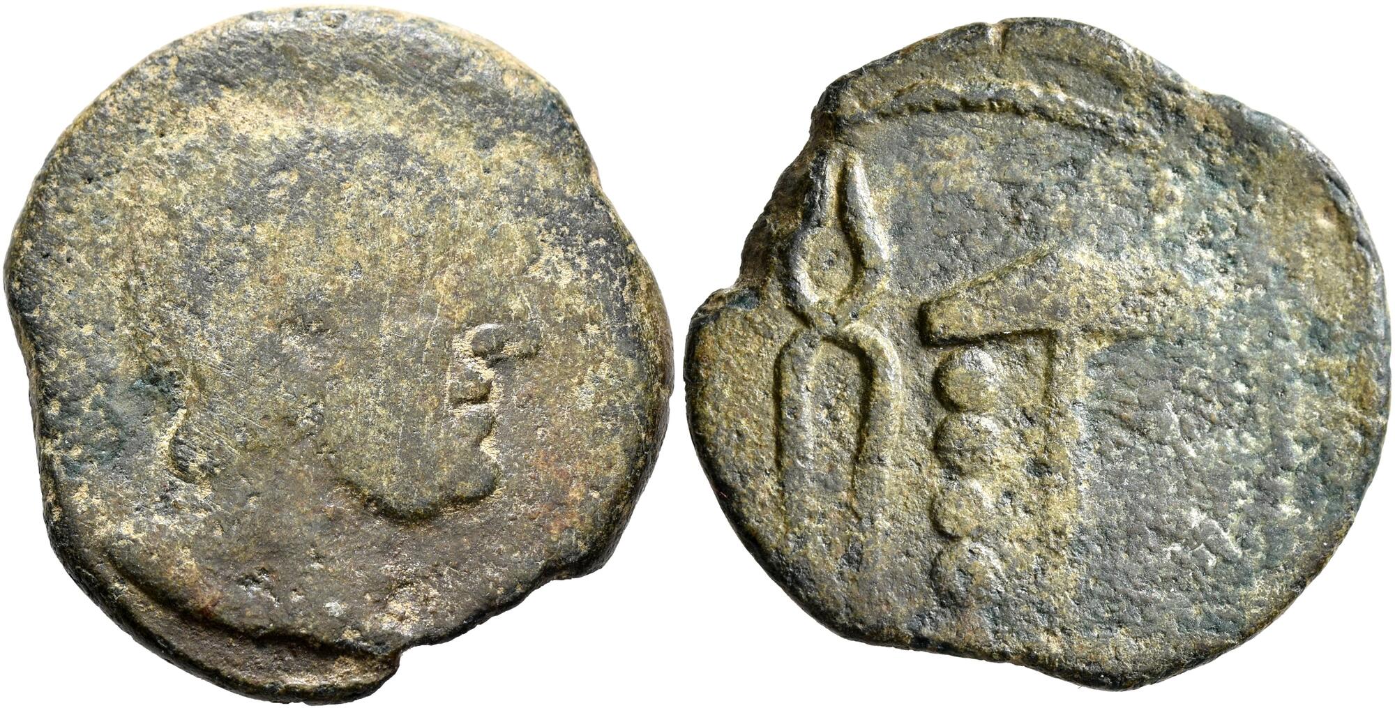 古代ギリシャ；トロアス、イリオン発行貨,AE22銅貨、珍品 19f35d6e845d6ae2ca4b918ee1ed96