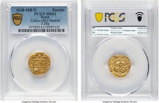 CoinArchives.com Search Results : spain escudo